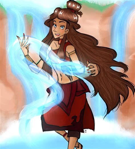 Waterbending master Katara [Speedpaint in desc] by xYazzieex on DeviantArt