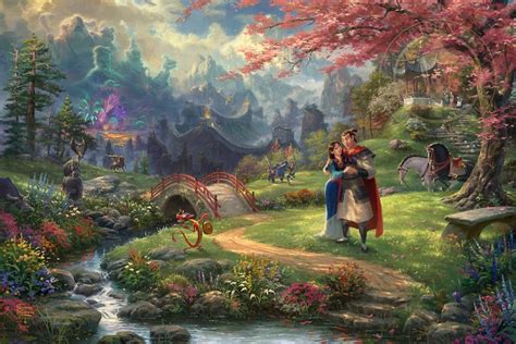 37 Disney Paintings By Thomas Kinkade That Look Even Better Than The ...