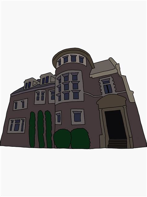 "Murder House AHS" Sticker for Sale by doodlesbylinds1 | Redbubble