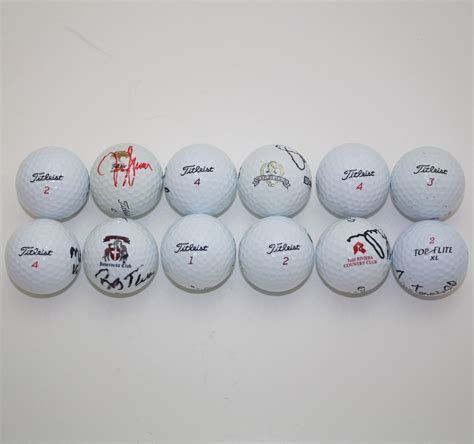 Lot Detail - Lot of 12 Miscellaneous Signed Golf Balls (3) JSA COA