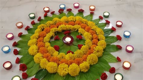 Ideas For Flower Rangoli | Best Flower Site