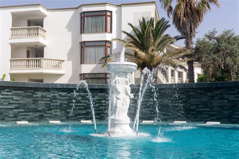 View of the Fountain and Swimming Pool at the 5-star Samara Hotel, Near ...