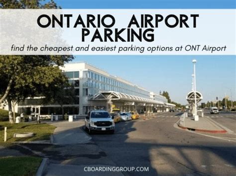 Ontario Airport Parking - find the cheapest and easiest parking options ...