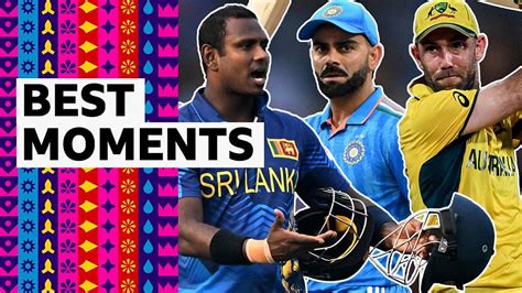 ICC Cricket World Cup 2023 best moments, featuring India's Virat Kohli ...