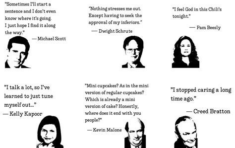 The Office TV Show Quotes Coasters - Etsy Canada