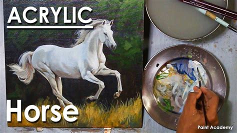 Horse Running Painting