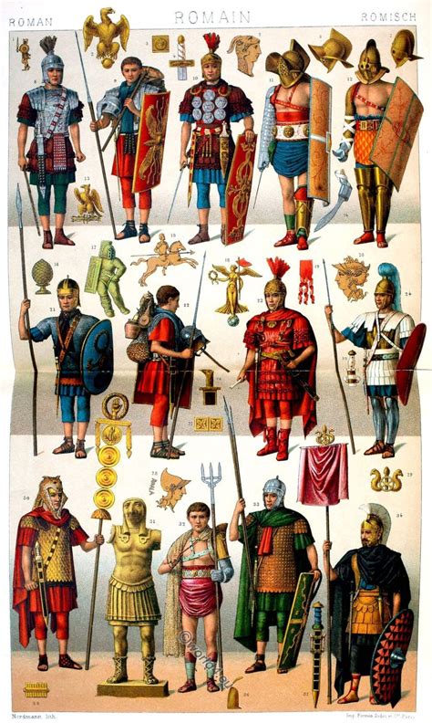 Roman soldiers and gladiators. Function, armor and armament. | Roman armor, Roman soldiers ...