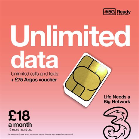 Three Unlimited Data 12 Month Contract Voice SIM Card Reviews