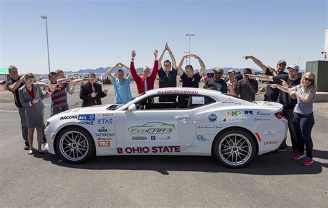 Buckeyes defend title, win second year of EcoCAR 3 competition | COLLEGE OF ENGINEERING