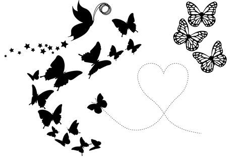 Free 188 Butterfly Silhouette Svg Free SVG PNG EPS DXF File