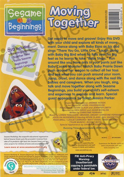 Moving Together - (Sesame Beginnings) on DVD Movie