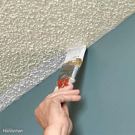 How To Paint A Popcorn Ceiling With A Roller - You Paint