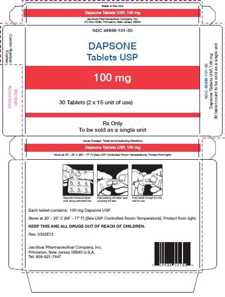 DailyMed - DAPSONE tablet