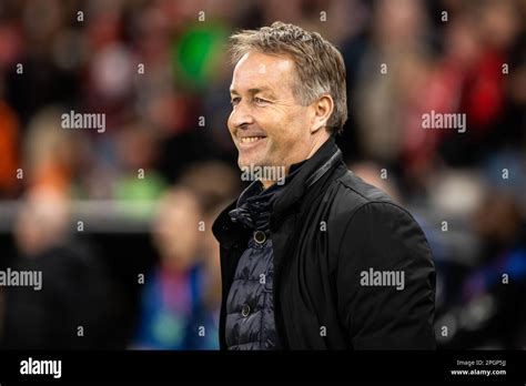 Copenhagen, Denmark. 23rd Mar, 2023. Head coach Kasper Hjulmand of ...