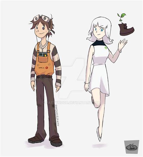 Wall-E and Eve (Human) by PattyNoob on DeviantArt