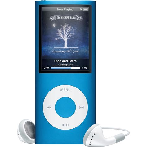 Apple iPod Nano 4th Generation 8GB Blue, Excellent Condition, No Retail Packaging! - Walmart.com ...