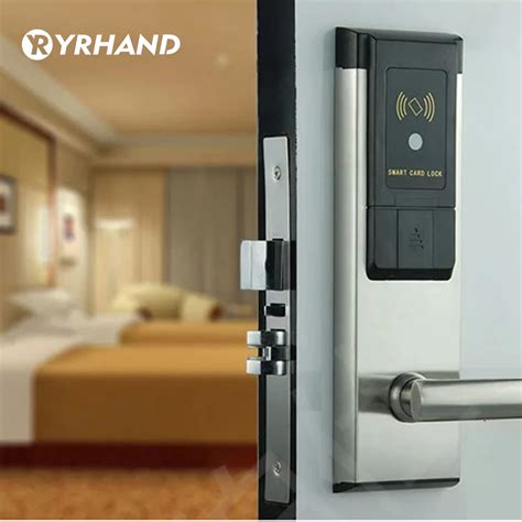 Electronic RFID Hotel Door Lock System Swipe Card Smart Door Lock-in Electric Lock from Security ...