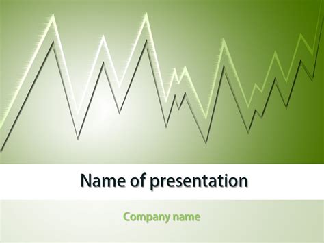 Economic Chart powerpoint template for impressive presentation - free download