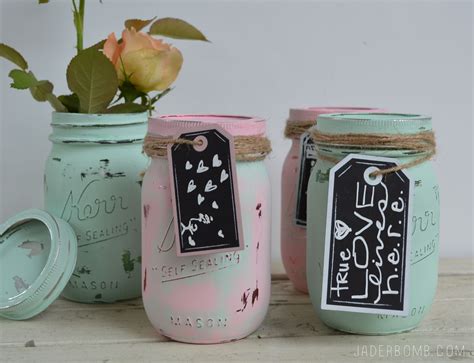 Antique Chalky Finish Mason Jars - Michael's Makers - JADERBOMB