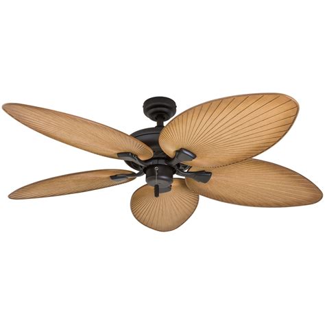 Honeywell Palm Valley 52-in Bronze Indoor/Outdoor Ceiling Fan (5-blade ...