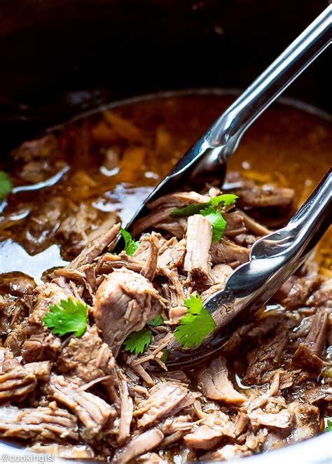 Easy Barbacoa Recipe - Slow Cooker - Cooking LSL