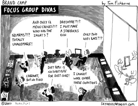 focus group divas - Marketoonist | Tom Fishburne