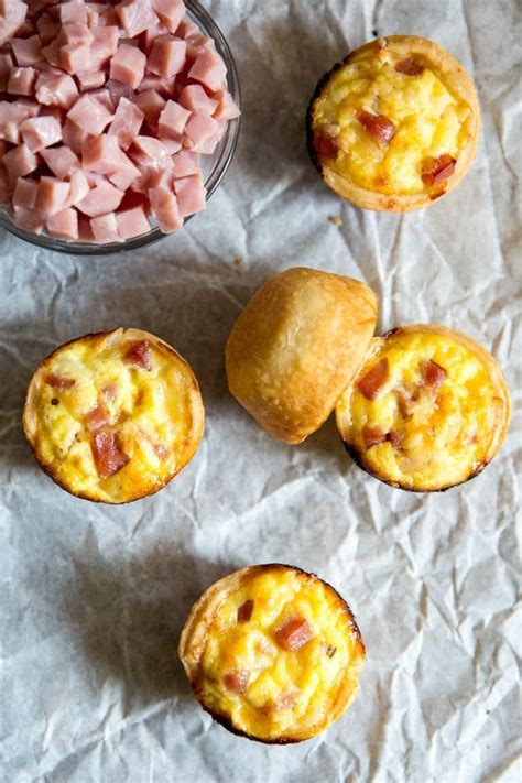 Mini Ham and Cheese Quiche | Breakfast For Dinner Recipes For Kids | POPSUGAR Family Photo 2