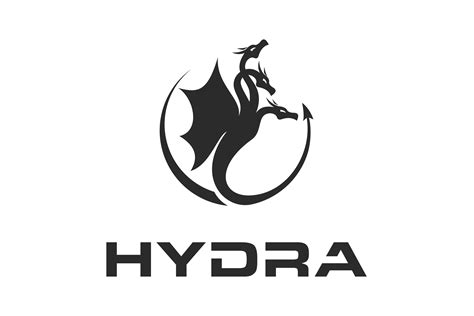 Hydra Logo Black Icon Graphic by Barra Zain · Creative Fabrica