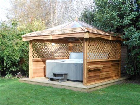 Cedar Hot Tub Gazebo Kits