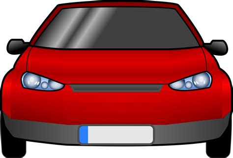 Big Image - Cartoon Car Front View Png Clipart - Full Size Clipart (#205772) - PinClipart