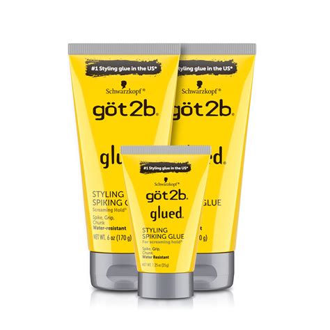 Got2B Glued Hair Gel 2 - 6oz tubes + 1 Travel as low as $10.19