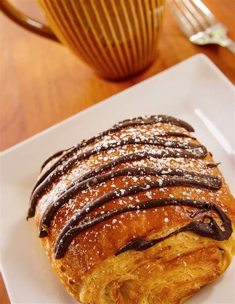 chocolate croissant & coffee | Coffee shot with chocolate cr… | Flickr