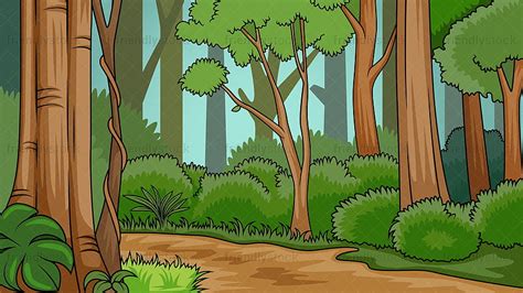 Rainforest Background Clipart Of Dogs