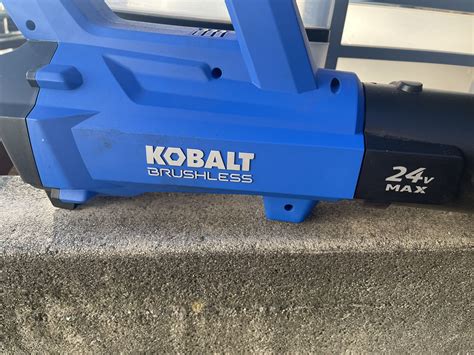 Kobalt 24-Volt Max 500-CFM 120 -MPH Brushless Handheld Cordless Electric Leaf blower for Sale in ...