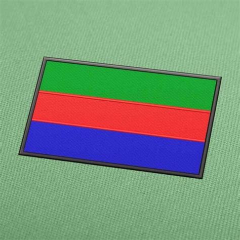 Gambia Flag Embroidery Design Download - EmbroideryDownload