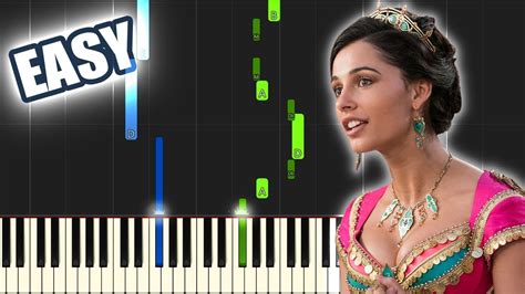 Speechless - Aladdin 2019 (Naomi Scott) | EASY PIANO TUTORIAL + SHEET MUSIC by Betacustic Chords ...