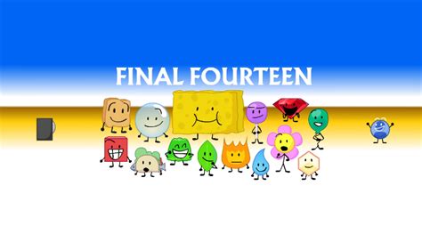 14 BFB Contestants (Episode 17-30 Grand Finale) bu by Abbysek on DeviantArt