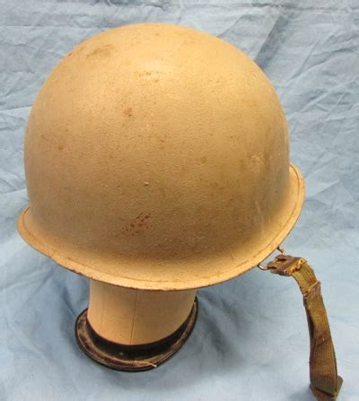 Stewarts Military Antiques - - US Vietnam War Era, M1 Steel Helmet, Navy Overpaint, - $95.00