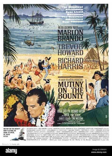 Marlon Brando Mutiny On The Bounty Poster