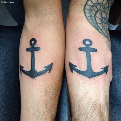 Awesome Matching Anchor Tattoo | Tattoos for guys, Anchor tattoo men, Anchor tattoos