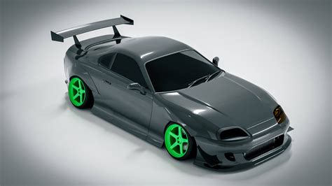 Toyota Supra MK4 Drift Tune - 3D Model by Naudaff3D