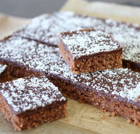 Exclusively Food: Chocolate Slice Recipe