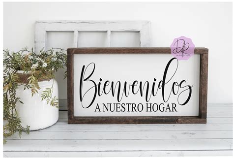 Bienvenidos A Nuestro Hogar / Bienvenido a nuestra casa / | Etsy