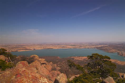 A View of a Lake from a Mountain · Free Stock Photo