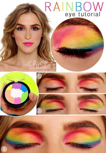 Pin by Agustina Melián on ♡ Make Up♡ | Rainbow eyeshadow, Rainbow ...