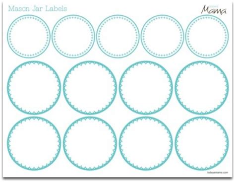 Printable Jar Label Template - Today's Mama Canning Jar Labels, Mason ...