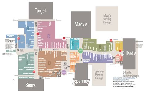 Memorial City Mall Map – Map Of The World