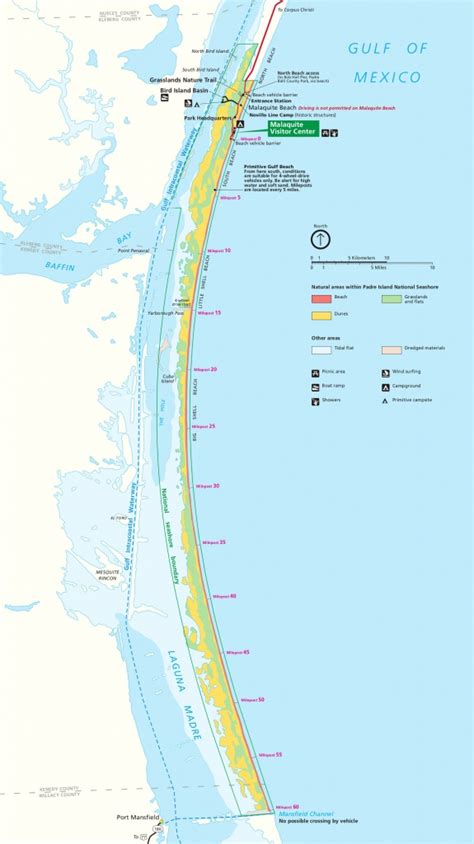 Port Aransas Beach Mile Markers Map - New Images Beach - Map Of Port ...