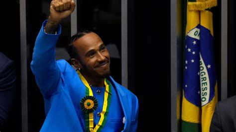 Lewis Hamilton becomes honorary citizen of Brazil ahead of Brazilian Grand Prix