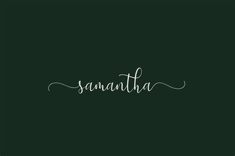 Samantha | Fonts Shmonts